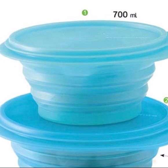 Tupperware Compactware Container Set of 2 - Picture 10 of 12